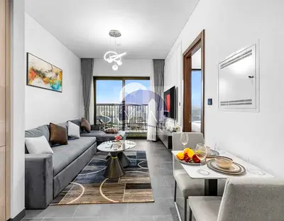 Luxury Furnished 1BR | Skyline Views | Sobha Hartland