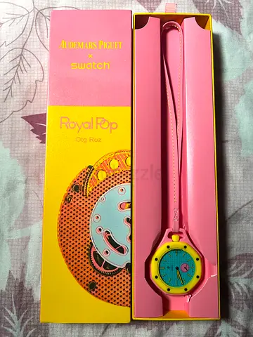 Audemars Piguet x Swatch Royal Pop limited edition watch (pink)