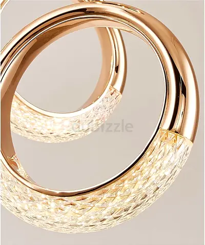 Modern Gold Ring LED Ceiling Light Chandelier