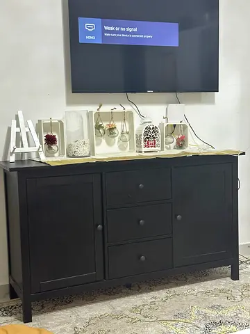 IKEA black sideboard / storage cabinet - good condition