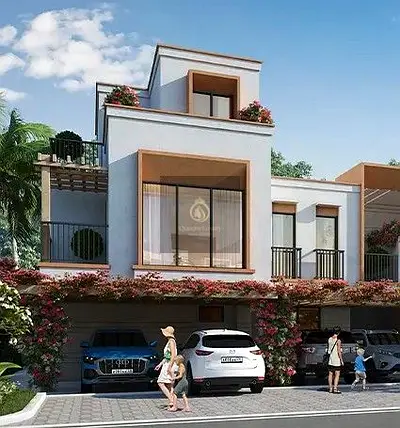Parkfront 4BR Townhouse | Mykonos DAMAC Lagoons | Furnished Mediterranean Design