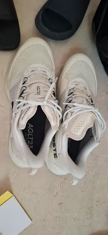 Lacoste white sneakers size 44 lightly used