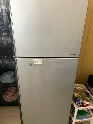 Silver single-door refrigerator / freezer - good working condition