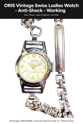 ORIS Vintage Swiss Made Ladies Watch - Anti-Shock - Manual Wind