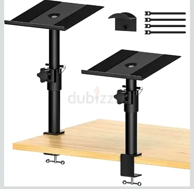 Speaker desk clamp on stands(Pair) only.