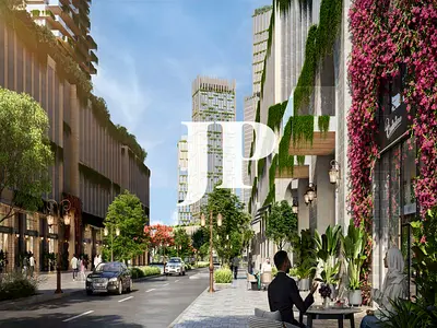 Courtyard View Studio | Azizi Milan 18 | Balcony