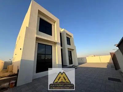 A brand-new luxury villa is available for annual rent in Al Montazi – Mohammed Bin Zayed City, Ajma