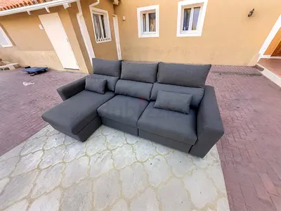 IKEA Eskilstuna L Shape Sofa Bed Dark grey