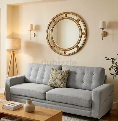 Light grey 3-seater sofa in good condition