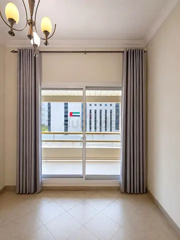 Pair of Grey Floor-to-Ceiling Curtains with Rod - Good Condition