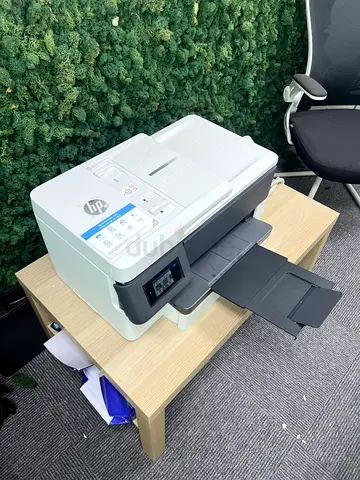 Full office furniture available white desk with ergonomic chair and wall shelf - perfect condition