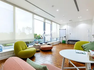 Furnished | Less Traffic | Bright office