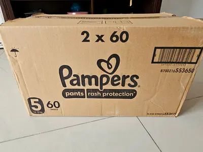 Pamper Pants Size 5. 12 -18kg 120 count. Unused, sealed boxes.