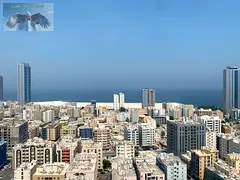 For annual rent first occupancy with a sea view in Al Nakheel Ajman Luxurious two-bedroom master apa