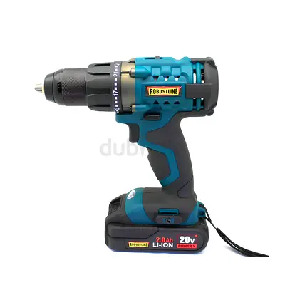 Robustline Cordless Impact Drill 20V — 2 Batteries — Deira Wholesale