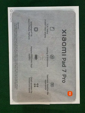 Xiaomi Pad 7 Pro (2nd Hand) - 512GB 3.2K 144Hz, Snapdragon 8s Gen 3