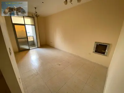 One bedroom and living room with an open view, central air conditioning in Al Nuaimiya