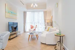 Fully Furnished | Partial Pool View | High Floor — 2