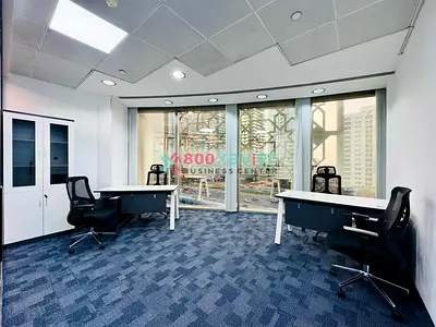 FULLY FURNISHED OFFFICES || WITH AMAZING SHEIKH ZAYED ROAD VIEW || CLOSE O EMIRATES TOWER METRO