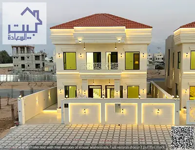 فيلا العمر الزاهيه عجمان تصميم كلاسيك تملك حر لجميع الجنسيات تمويل بنكي 100%