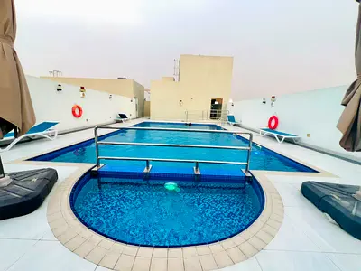 SPACIOUS STUDIO APARTMENT GARDEN VIEW BUILT IN WADROBS GYM POOL PARKING FREE ON PRIME LOCATION CONT