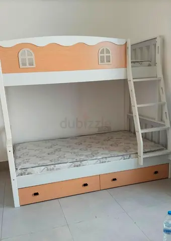 Family wooden bunker bed
