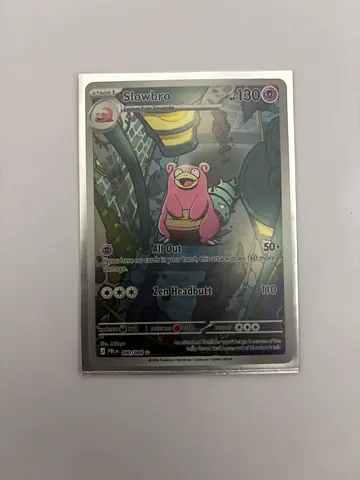 🔥 Pitch Black Slowbro Full Art pokemon card (090/084)