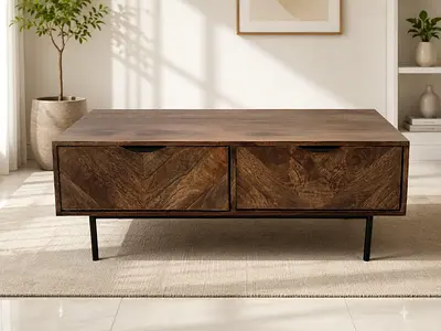 Pottery Barn Solid Wood Coffee Table