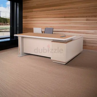 Brand new L shape Wooden office Table For manager Table Available