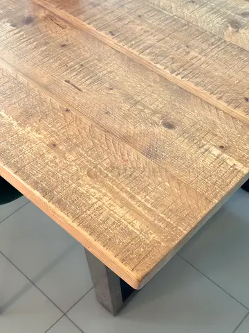 Wood Dining Table + Bench 1.8m - The Emporium