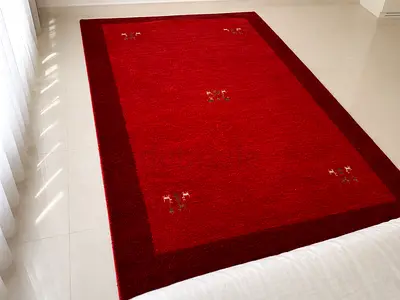 Handmade Persian Rug | 100% Wool Gabbeh | 200x300 cm | Excellent Condition