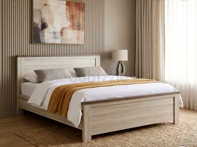 King Size Bed with Mattress 180 x 200 cm