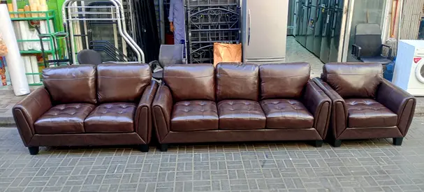 Sofa Leather 6 Seater