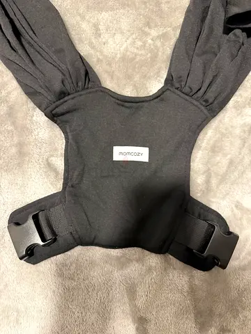 Momcozy Baby Wrap Carrier | Breathable  Lightweight | Black