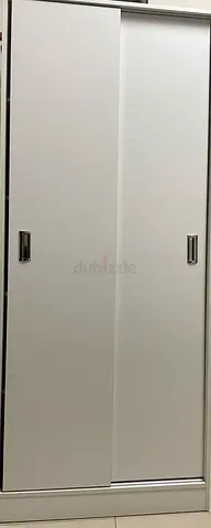 White 2-door Sliding Wardrobe - Good Condition