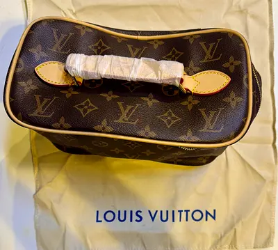New Louis Vuitton Monogram Cosmetic Pouch / Vanity Case