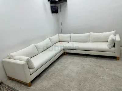 As like new condition cratebarrel corner sofa
