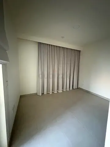 Light beige floor-to-ceiling curtains, good condition