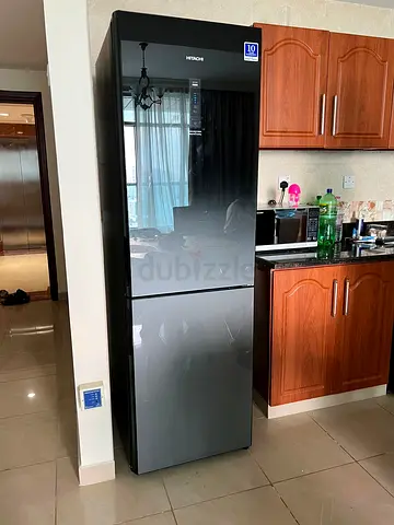 Hitachi black latest model Bottom freezer style fridge 60cm