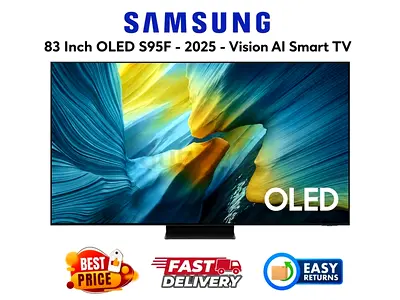 Samsung 83 Inch Smart TV - OLED S95F 2025 - Box Packed -FREE DELIVERY, INSTALLATION, 1 YEAR WARRANTY