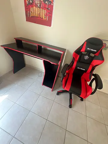 Gaming table and chair