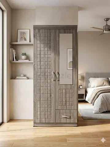 Brand new Wooden two.door Cabinet Available