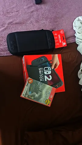 Nintendo Switch OLED with case + Horizon Chase 2 game (boxed) — Good condition