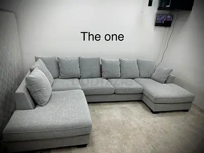 As like new condition the one brand Kingston Ushape sofa