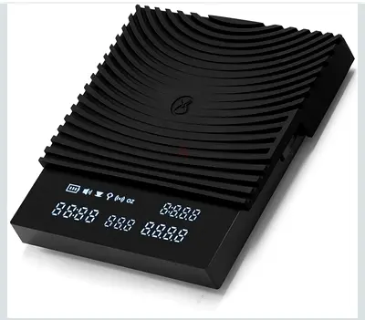 TIMEMORE Black Mirror Basic 3 Coffee Scale with Timer - Ultra Thin Digital Kitchen Scale, 0.1g Preci