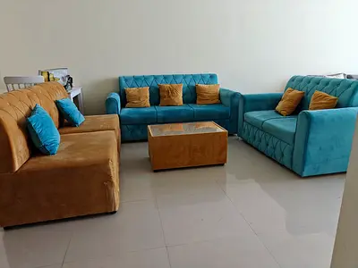 Sofa set with centre table