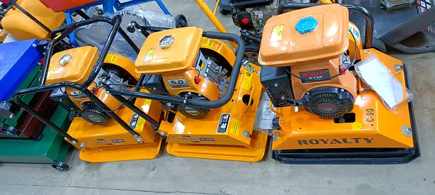 Used Royalty Plate Compactors - Multiple Sizes, Good Working Condition