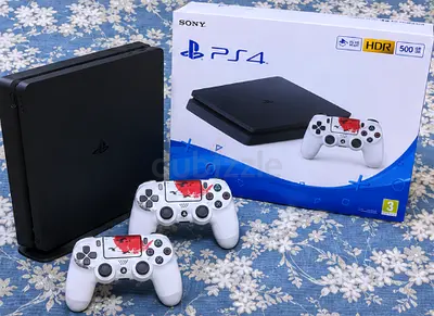 PS4 Slim Jailbreak Upgraded 1 TB  + 2 Controllers +19 Games