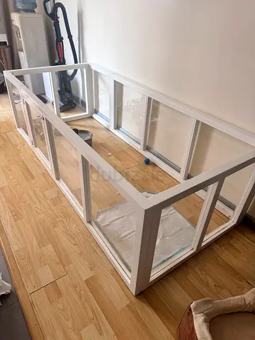 Dog playpen for sale acrylic and wood