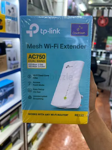 TP-Link RE220 AC750 Mesh Wi-Fi Range Extender (Sealed)